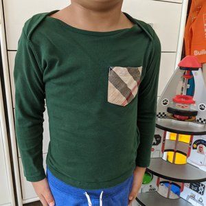 Long sleeve Burberry Top in Size 2Years